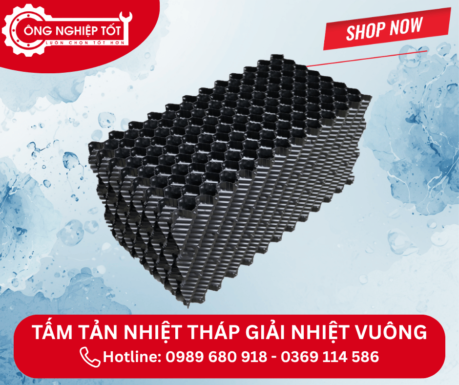 Địa chỉ mua Tấm tản nhiệt tháp giải nhiệt vuông uy tín